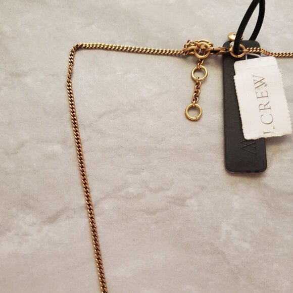 ✨ NEW J.Crew Rhinestones Crystals Mercury Glass Anitqed Statement Necklace ✨ - Picture 11 of 16